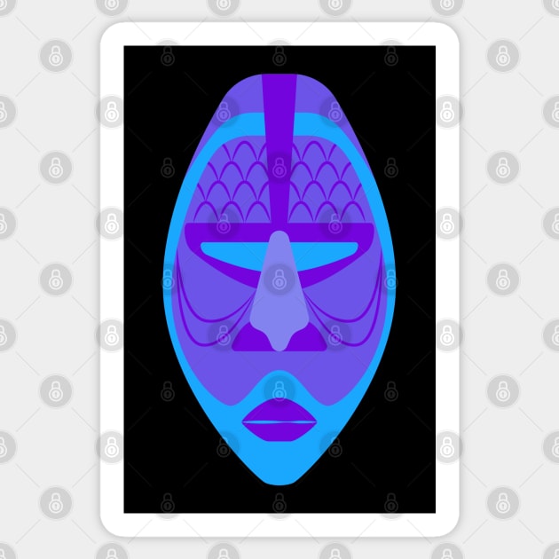 African Festival Mask Sticker by Javio